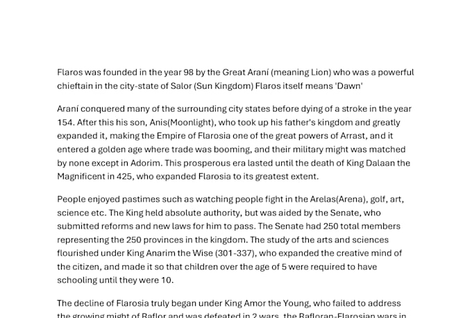 write lore, worldbuilding, and fictional stories